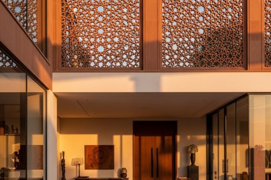 Terracotta Jalis Installation