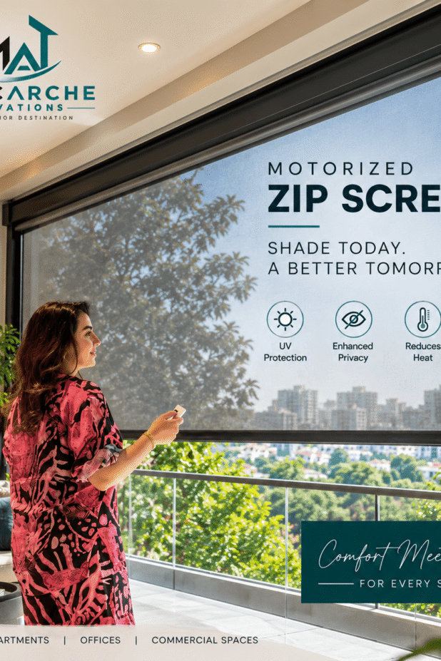 Motorized ZIP Screen – Exterior Safety Solution